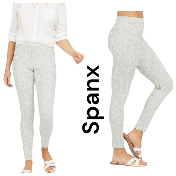SPANX Pants - Spanx Jean-ish In Speckled Grey Leggings Pants
